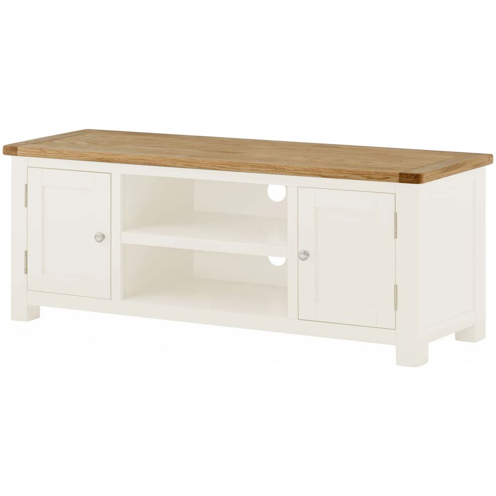Cotswold Large TV Cabinet - White