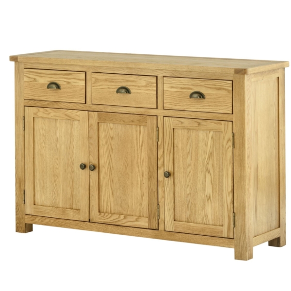 Cotswold 3 Door Sideboard-Oak