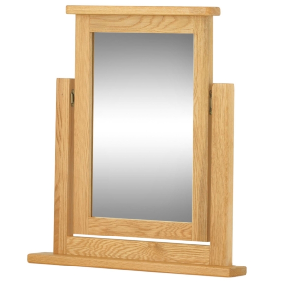 Cotswold Dressing Table Swivel Mirror - Oak