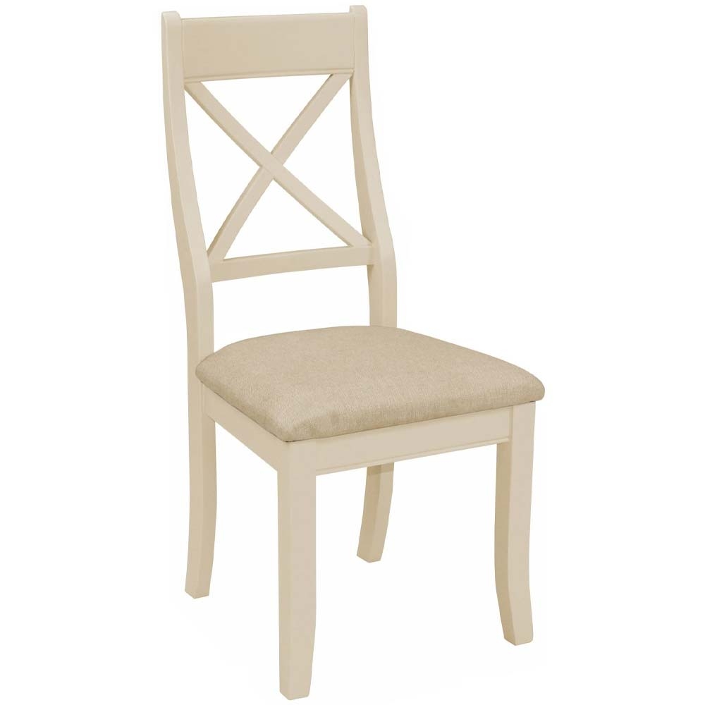 X-Back painted white oak dining chair