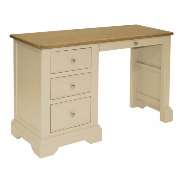 Cream painted oak desk