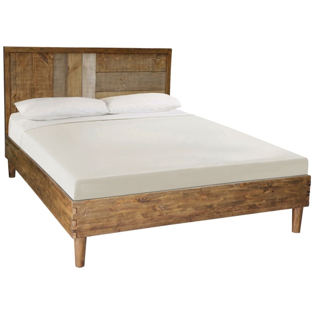 Reclaimed pine kingsize bed