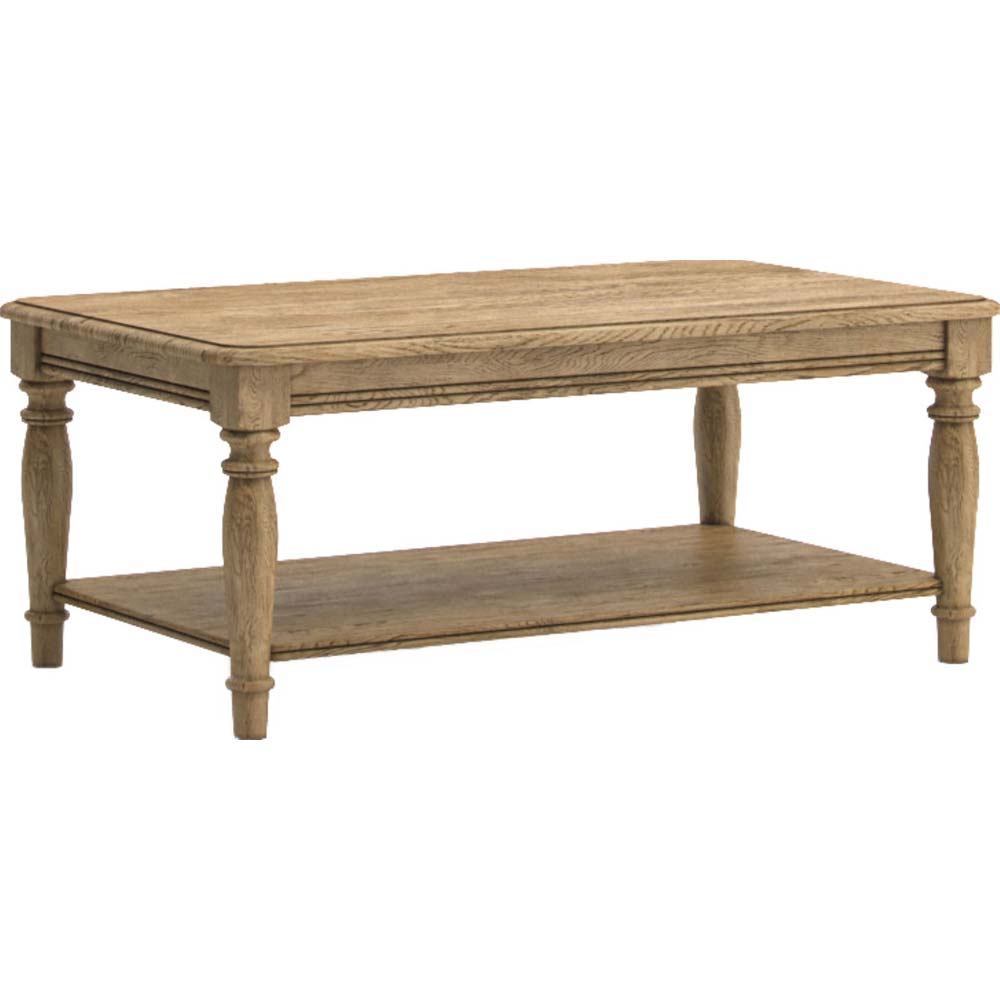 Antique style oak coffee table
