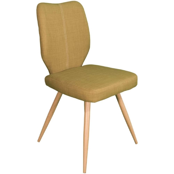 Green Enka dining chair