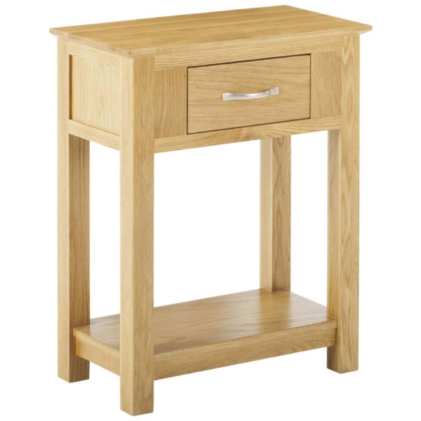 Small wooden hallway table