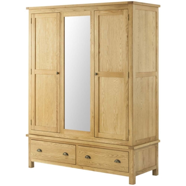 Cotswold Triple Wardrobe - Oak