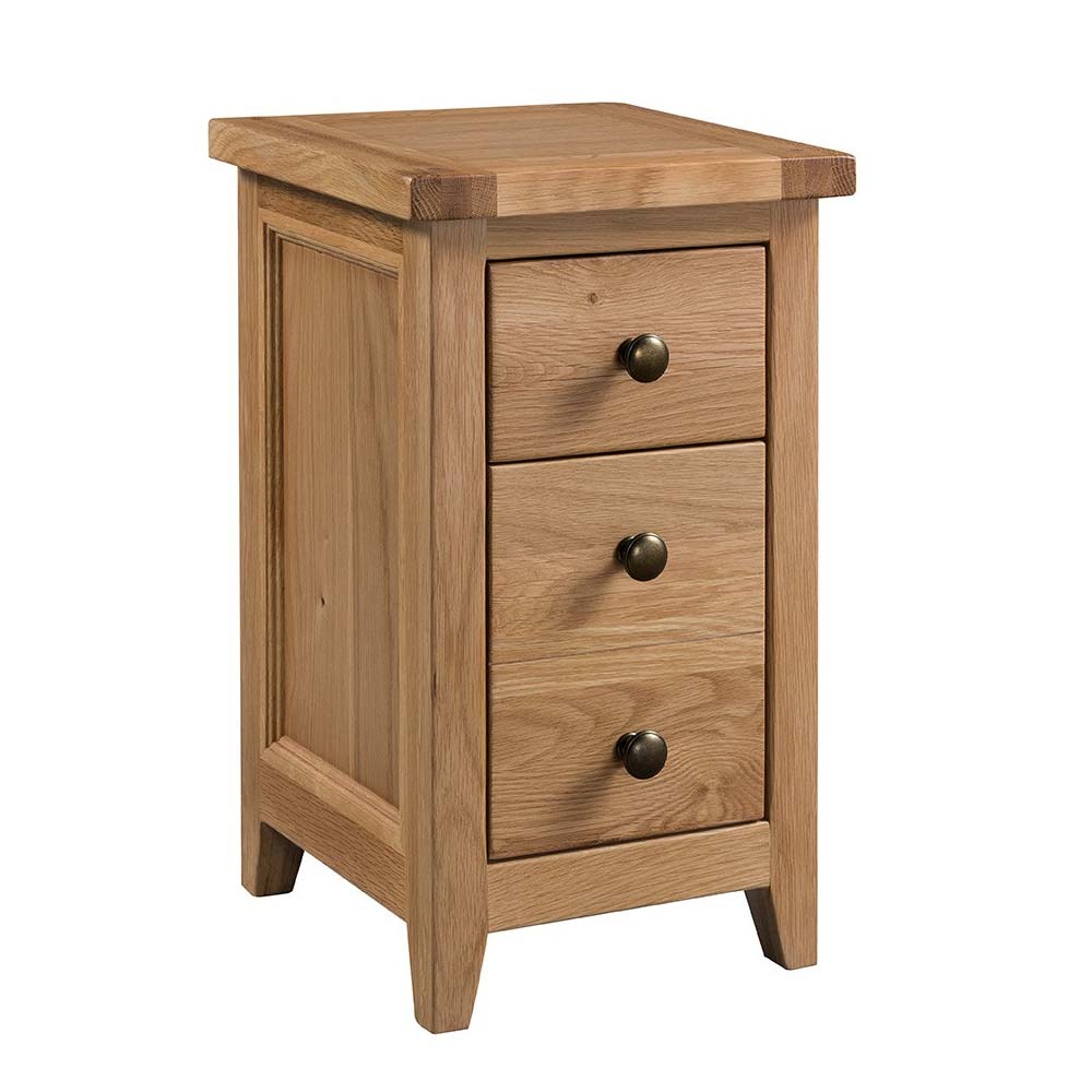 Ex Display Clearance Richmond Oak Small Bedside Cabinet Wood