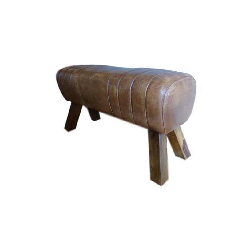 Leather Pommel Bench Horse Pommel Bench Wood Furniture Grimsby