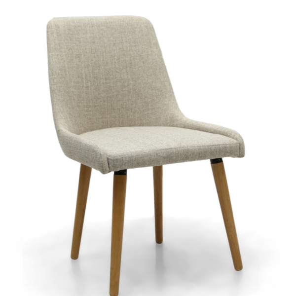 CAPRI FLAX EFFECT NATURAL DINING CHAIR