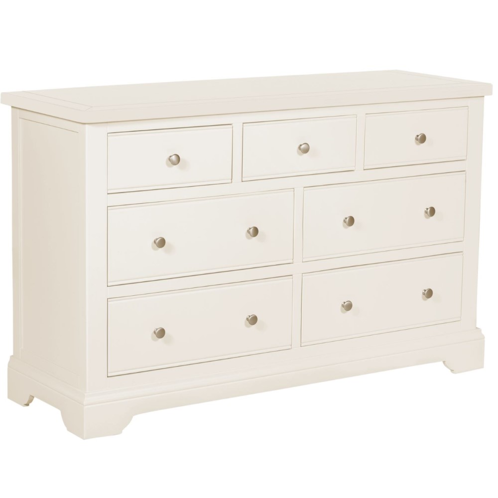 Lily 3 over 4 Drawer Wide Chest