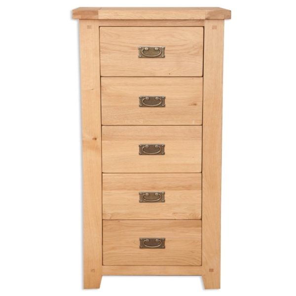 Melbourne Natural 5 Drawer Wellington