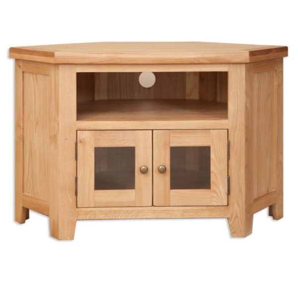 Melbourne Natural Glazed Display Cabinet