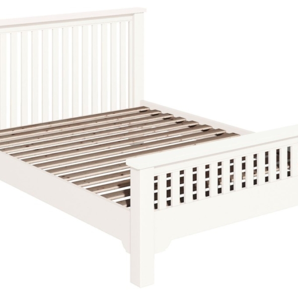 Lily White 4ft 6" Chunky bed