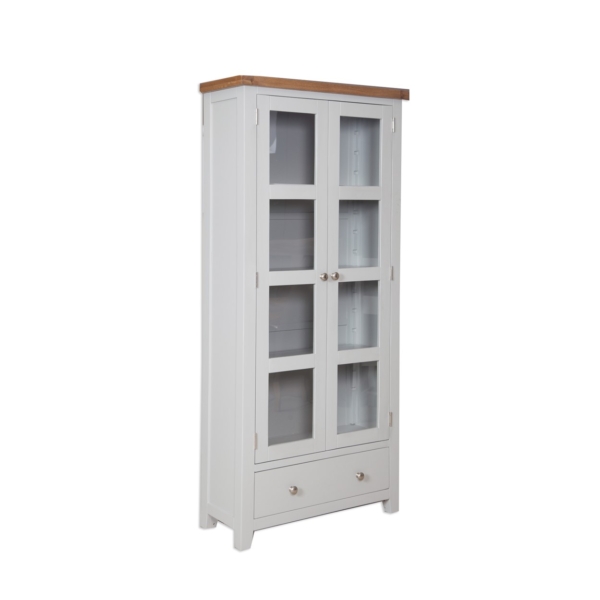 Melbourne French Grey Display Cabinet