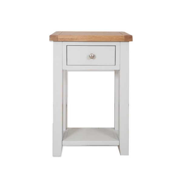 Melbourne French grey 1 drawer console