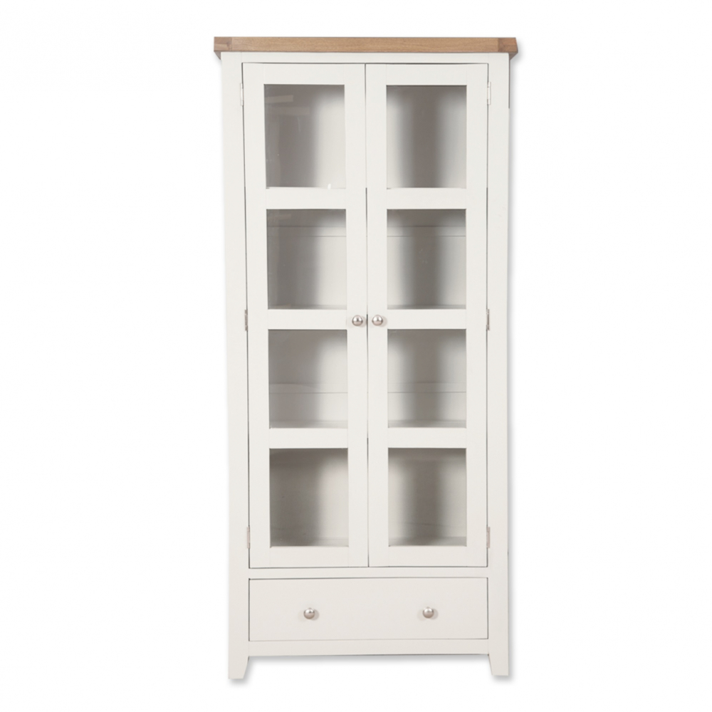 Melbourne White Display Cabinet