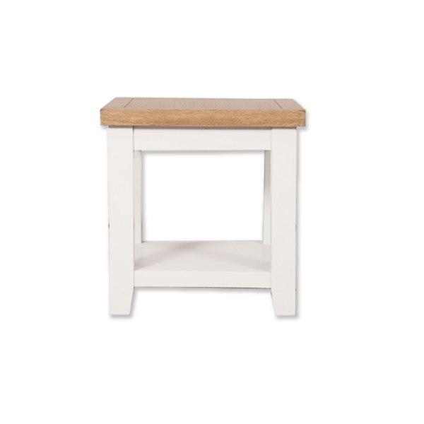 Melbourne White Lamp Table