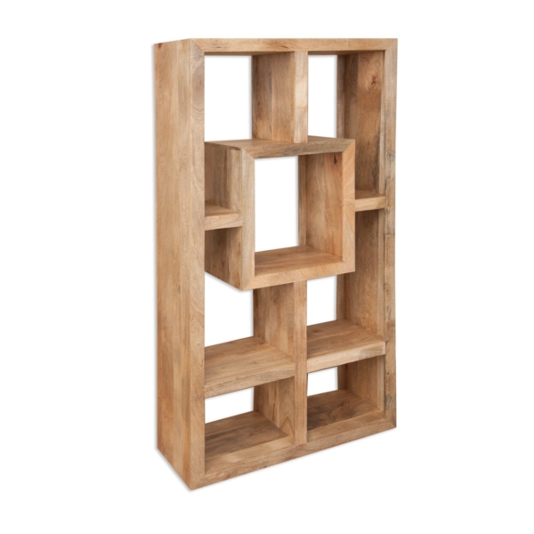 light mango wood Display Cabinet