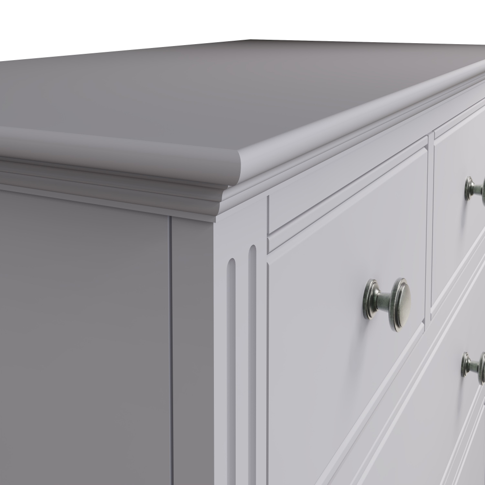 Regency 2 Over 3 Chest Of Drawers Grey