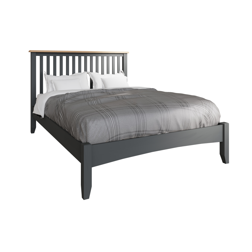 Oxford 4'6 Double Bed frame Grey