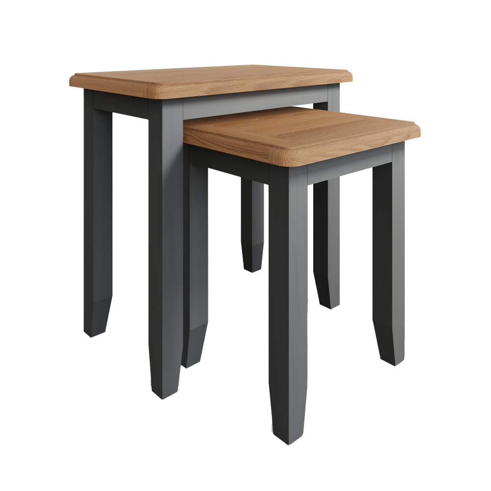 Oxford Nest Of 2 Tables Grey