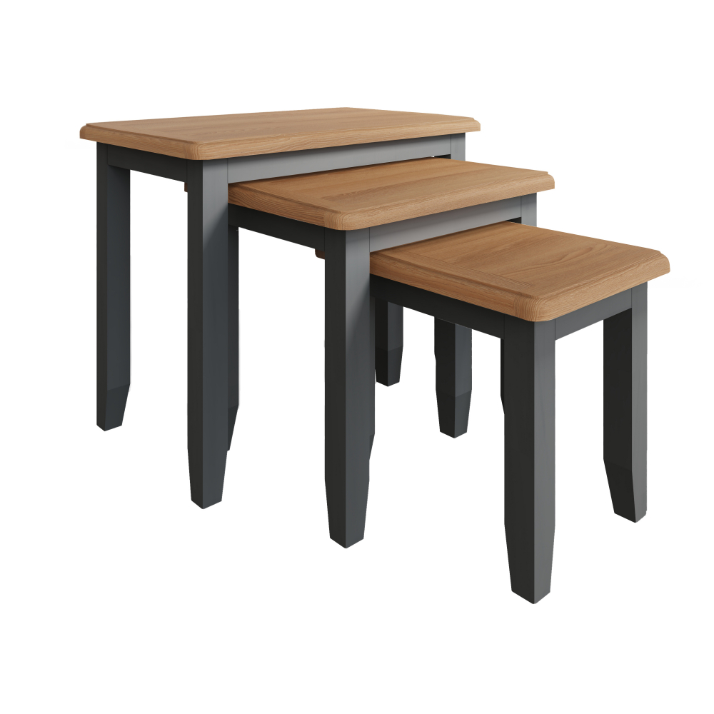 Oxford Nest Of 3 Tables Grey