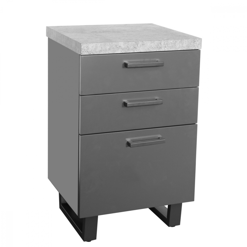 Fusion Filing Cabinet - Stone Effect