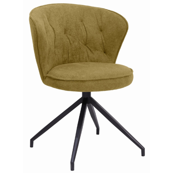 Atlas Swivel Dining Chair-Green