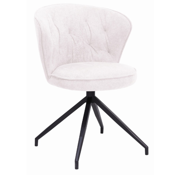 Atlas Swivel Dining Chair-Natural
