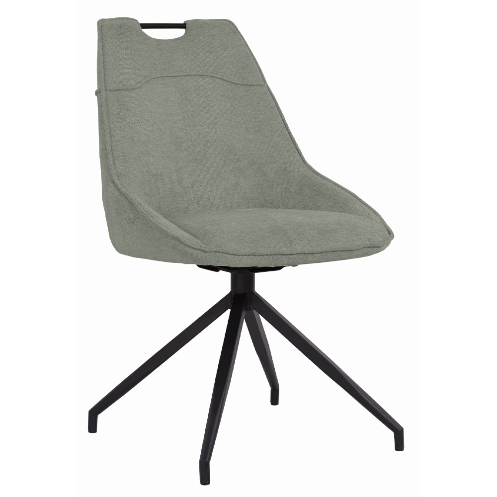 Magnus Swivel Dining Chair-Green
