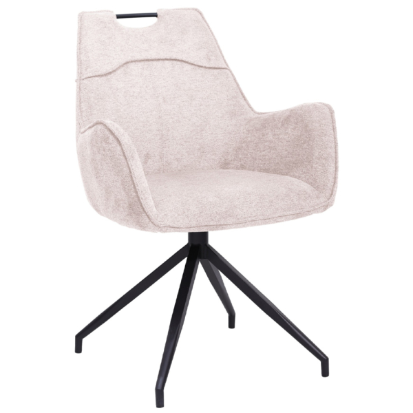 Magnus Swivel Armchair-Natural