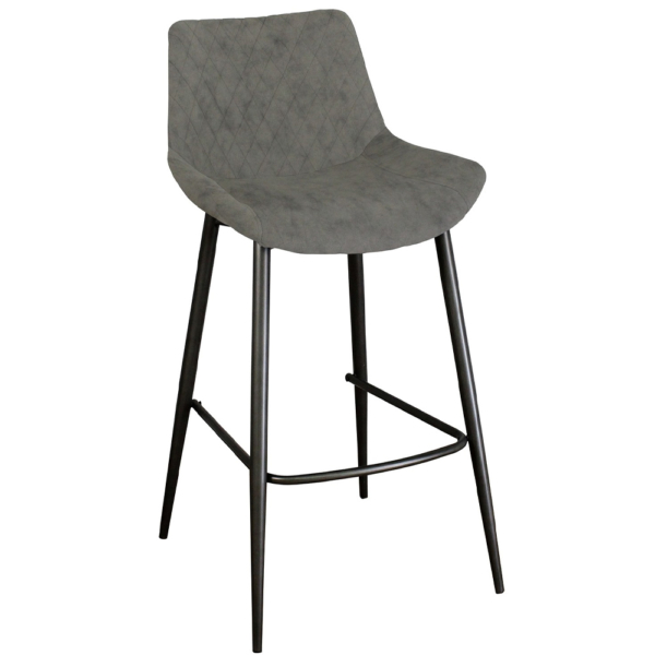 Sigma Bar Stool-Antique Grey Pu