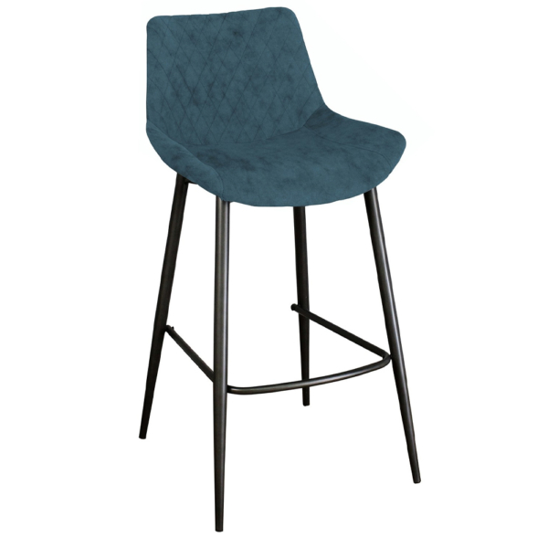 Sigma Bar Stool-Mineral Blue