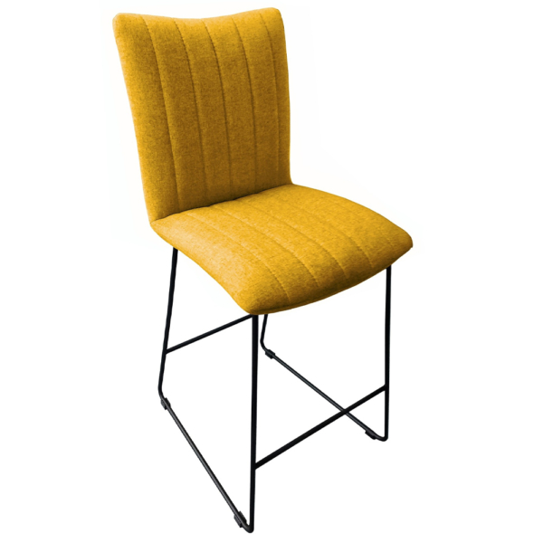 Aura Bar Stool - Saffron