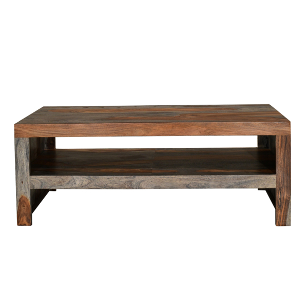 Indian sheesham wood coffee table cube petite range