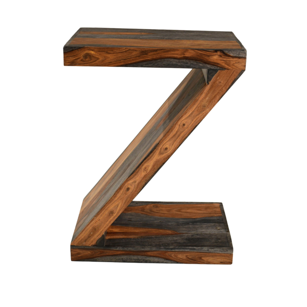 Indian sheesham wood Z Shelving Unit