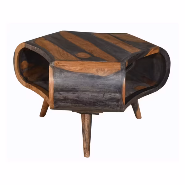 goa small tri/side table sheesham wood