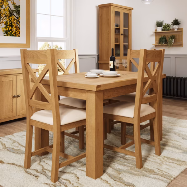 New Cotswold 1.25M Butterfly Extending Table
