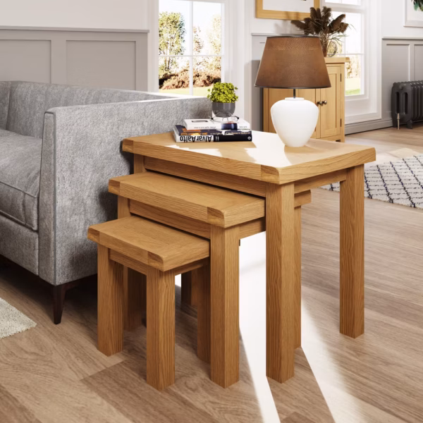 New Cotswold Nest Of 3 Tables