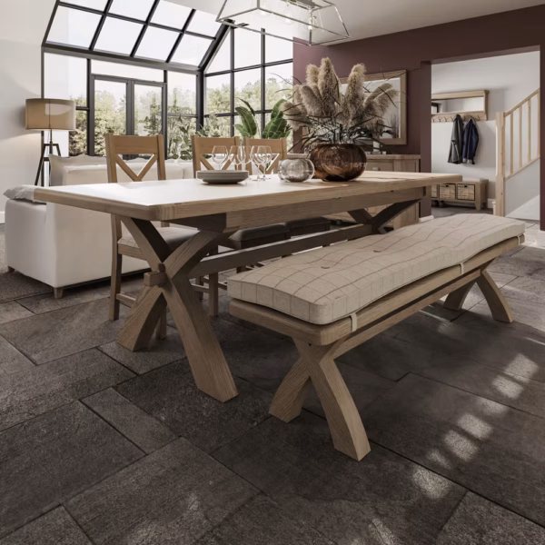 Highgate 2.0M Cross Leg Dining Table