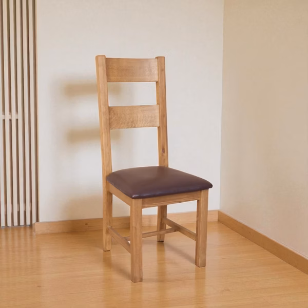 Melbourne Rustic Country Oak Dining Chair