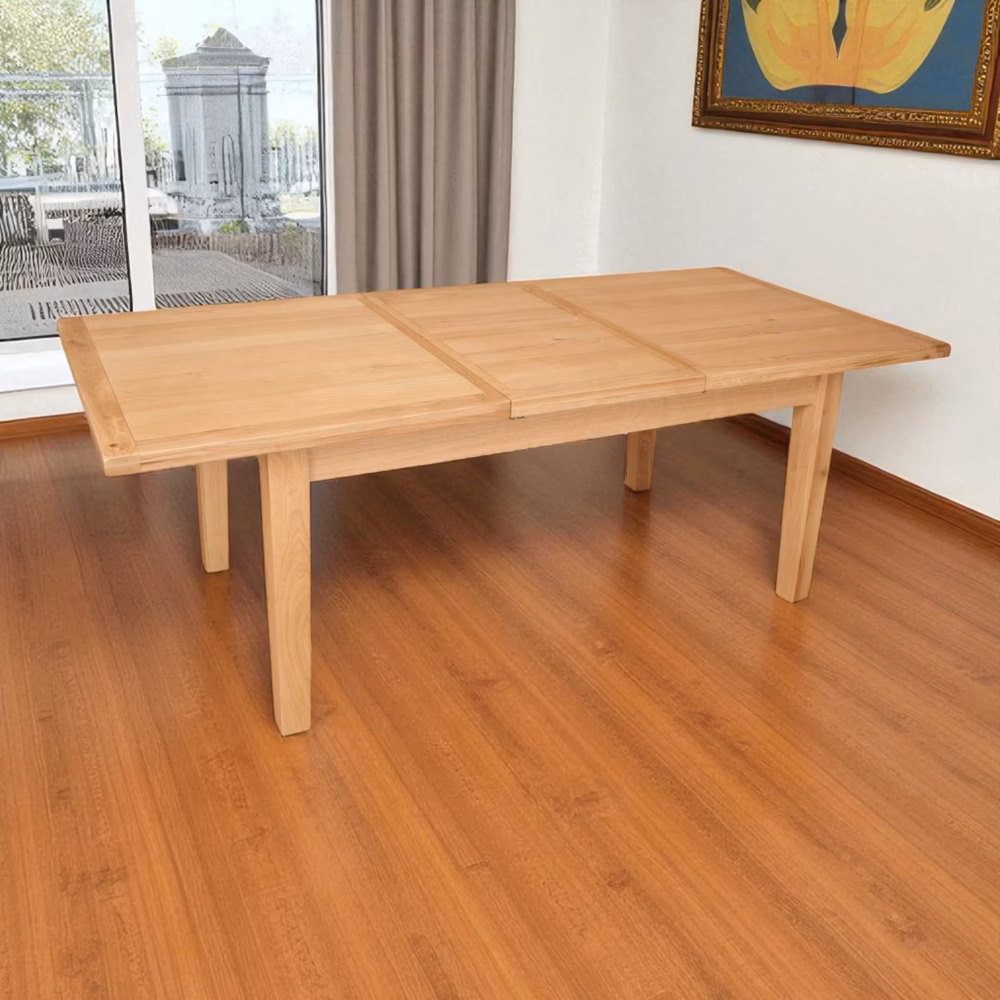 Melbourne Natural Oak Large Extending Table