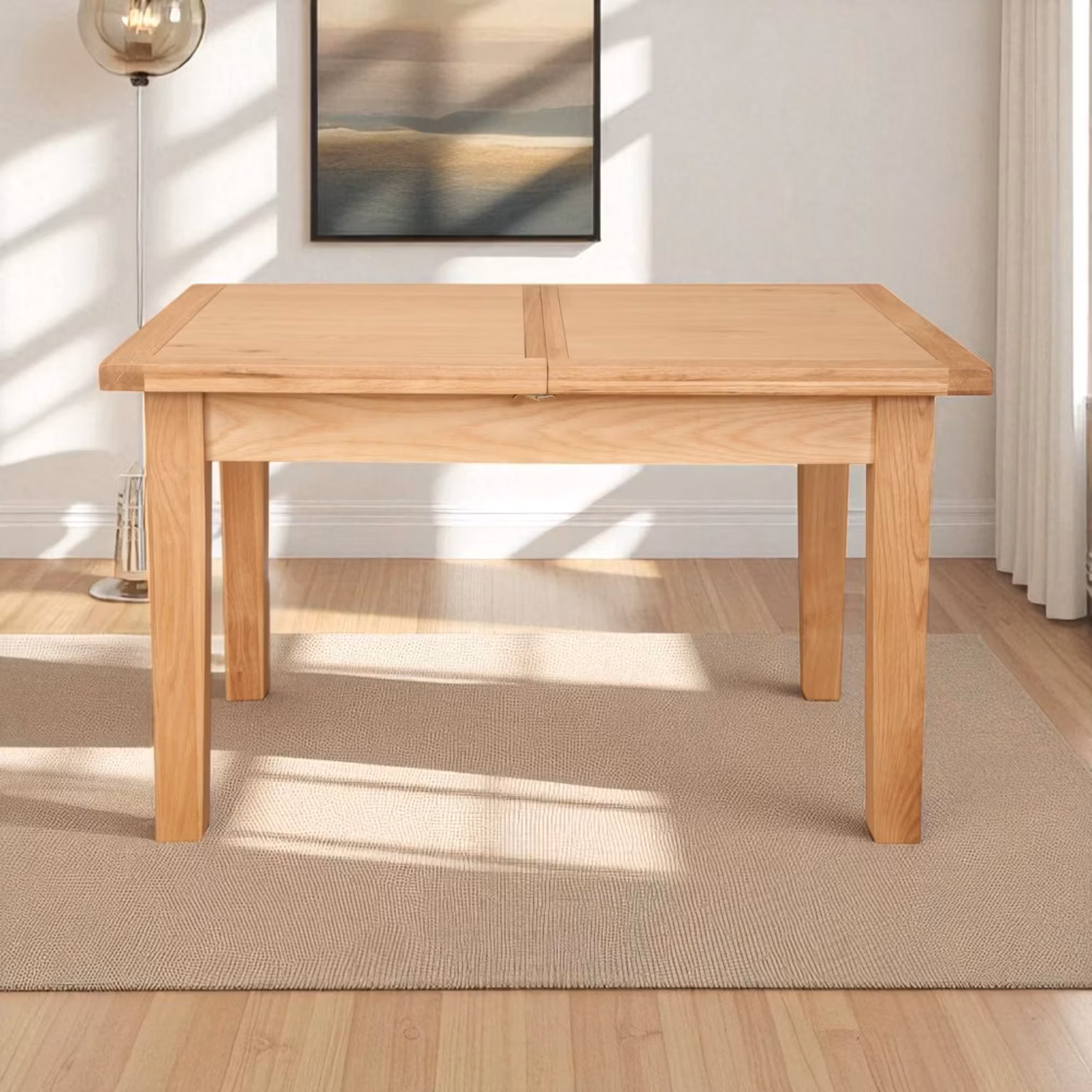 Melbourne Natural Oak Medium Extending Table