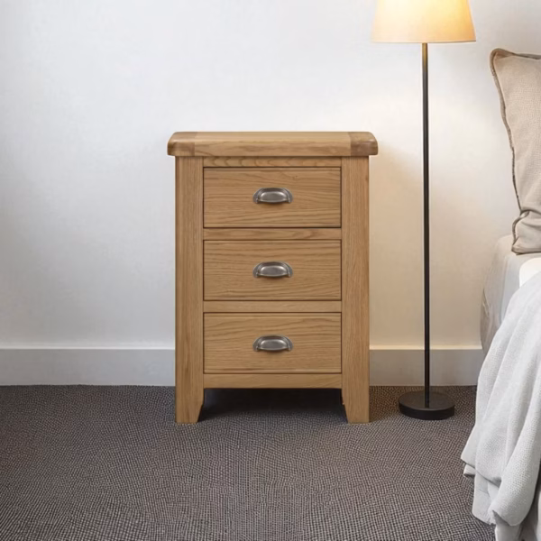 Hopwood 3 Drawer Bedside