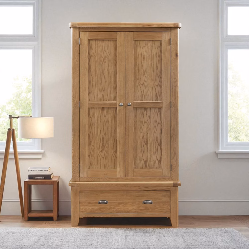 Hopwood 2 Door 1 Drawer Wardrobe