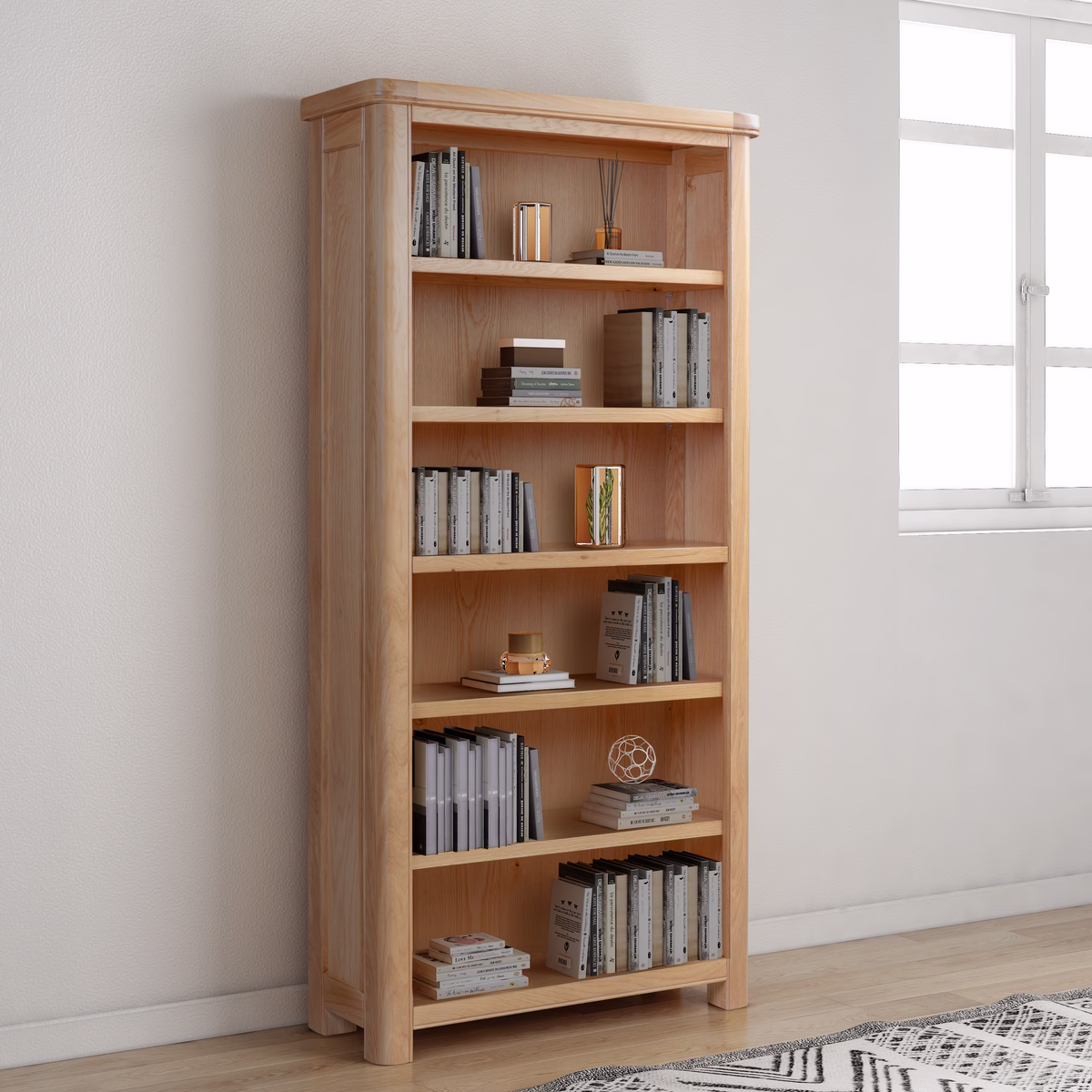 Canterbury Oak Tall Bookcase