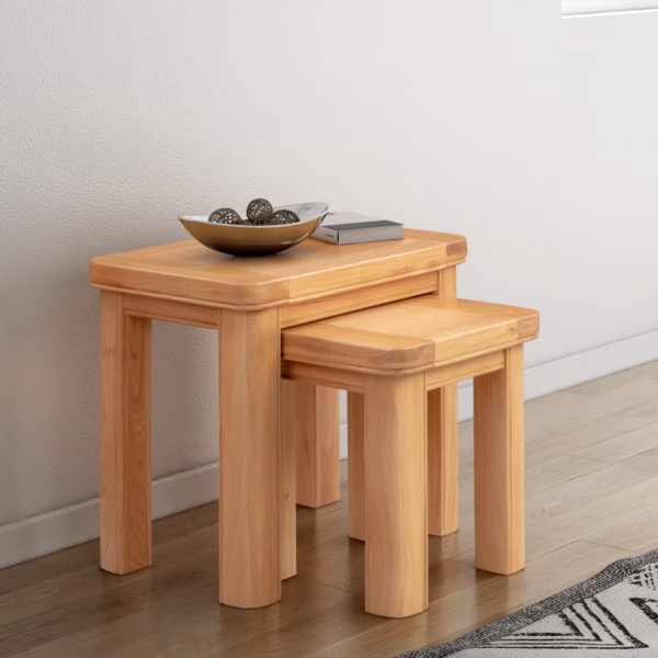 Canterbury Oak Nest of Tables