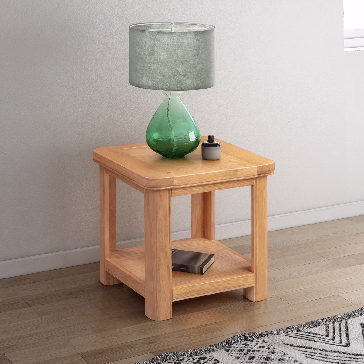 Canterbury Oak Lamp Table