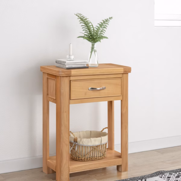 Canterbury Oak Small Console Table
