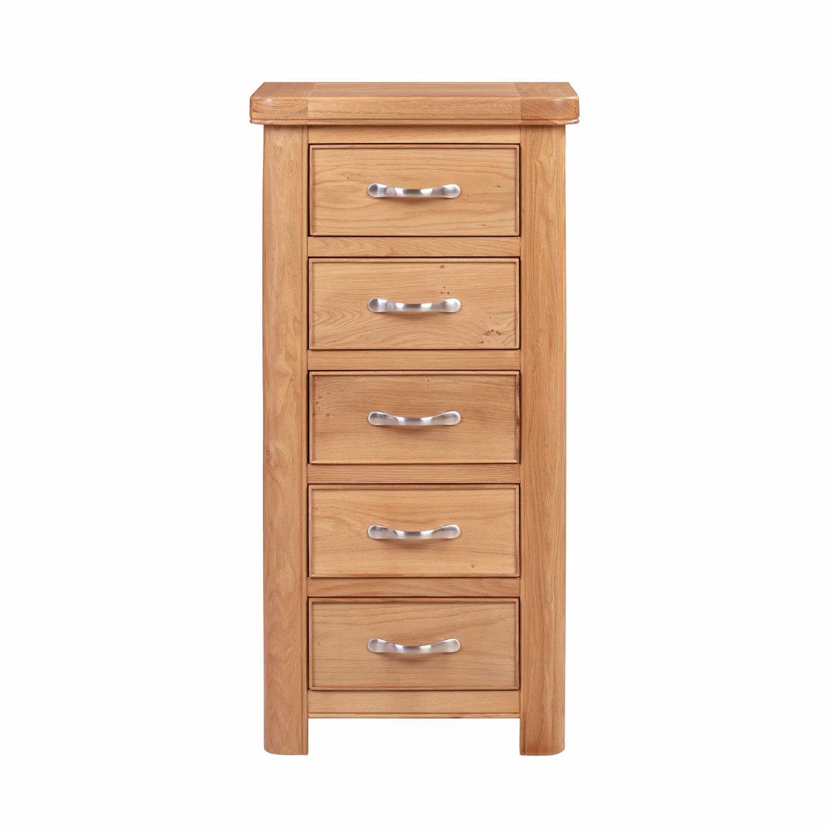 Canterbury Oak Five Drawer Tall Chest